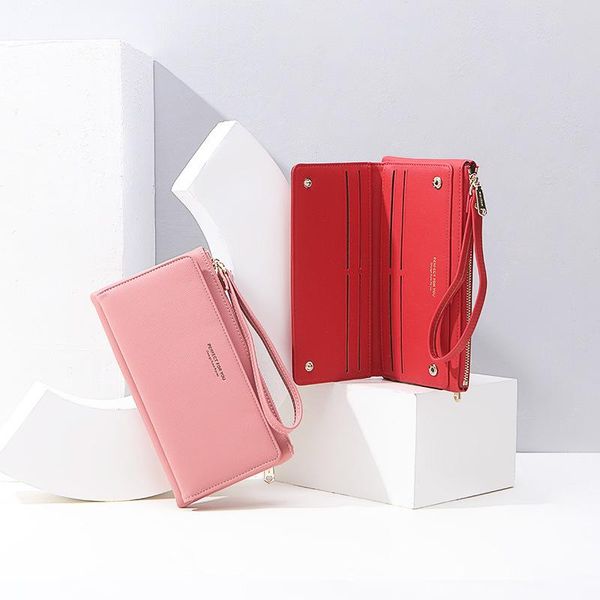 wallets women fashion wallet forever young pu mobile phone bag zipper large capacity clutch, Red;black
wallets women fashion wallet forever young pu mobile phone bag zipper large capacity clutch, Red;black