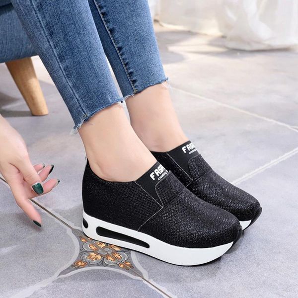 boots women flat shoes thick bottom slip on ankle casual platform sport female soft, Black
boots women flat shoes thick bottom slip on ankle casual platform sport female soft, Black