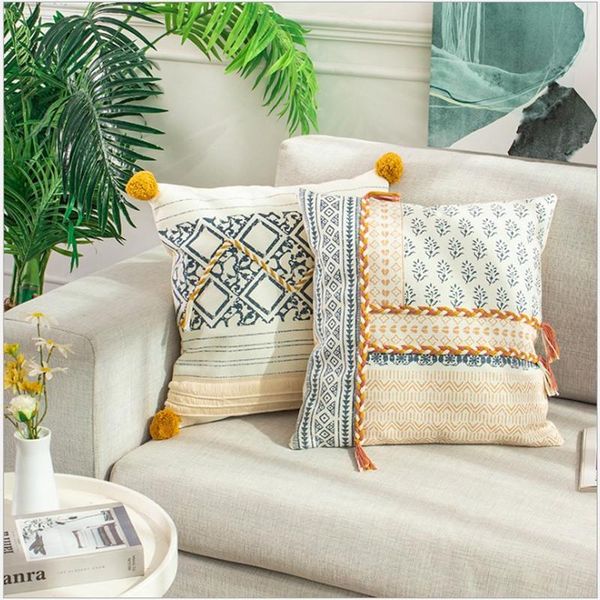 cushion/decorative pillow bohomia geometric embroidery hand plait cushion cover pompom home decor 45x45cm sofa pillowcase sham
cushion/decorative pillow bohomia geometric embroidery hand plait cushion cover pompom home decor 45x45cm sofa pillowcase sham