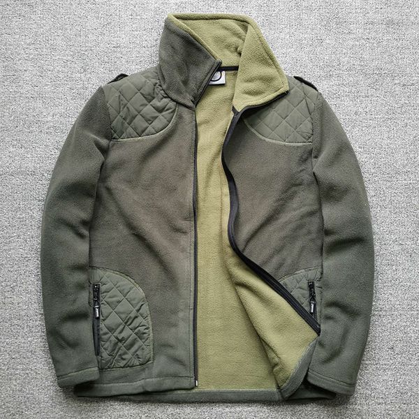 thick double-sided fleece autumn and winter outdoor warm men's casual jacket half high collar windbreaker mens ing, Black;brown
thick double-sided fleece autumn and winter outdoor warm men's casual jacket half high collar windbreaker mens ing, Black;brown