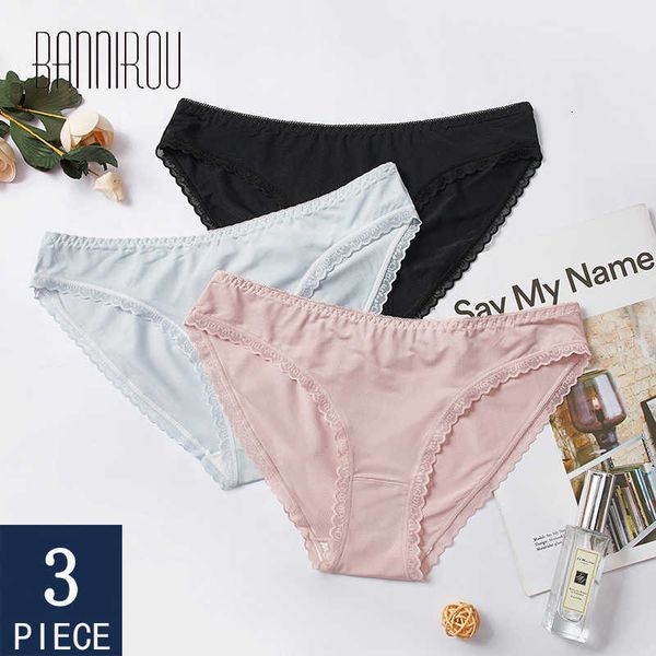 women's panties bannirou underwear for women briefs ice silk soft woman female 3 pcs new 2021, Black;white
women's panties bannirou underwear for women briefs ice silk soft woman female 3 pcs new 2021, Black;white