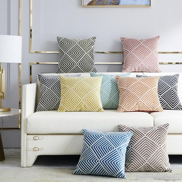 luxury velvet cushion cover 45x45cm nordic style gold embroidered blue grey yellow home decorative pillow cover for couch bed
luxury velvet cushion cover 45x45cm nordic style gold embroidered blue grey yellow home decorative pillow cover for couch bed