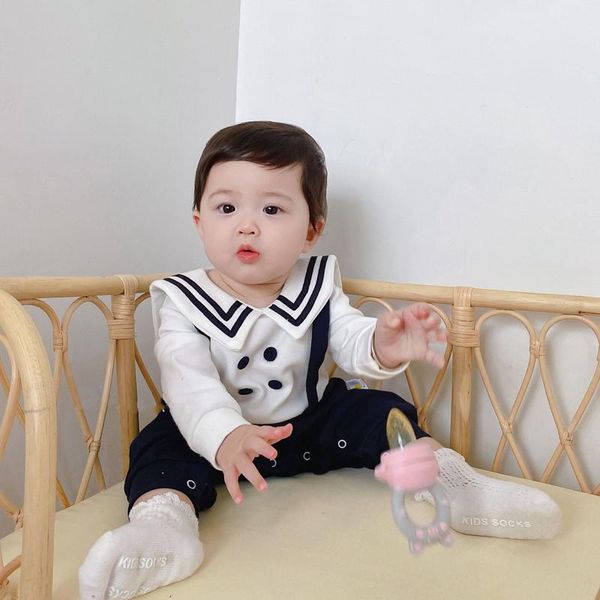 newborn baby boy girl overall romper 2021 new spanish baby clothes long sleeves infant babe jumpsuit winter sailor clothing, Blue
newborn baby boy girl overall romper 2021 new spanish baby clothes long sleeves infant babe jumpsuit winter sailor clothing, Blue