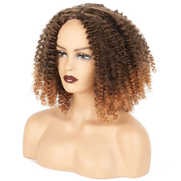 synthetic wigs tinashe beauty short afro kinky curly wig for women ombre black root brown high temperature african hair
synthetic wigs tinashe beauty short afro kinky curly wig for women ombre black root brown high temperature african hair
