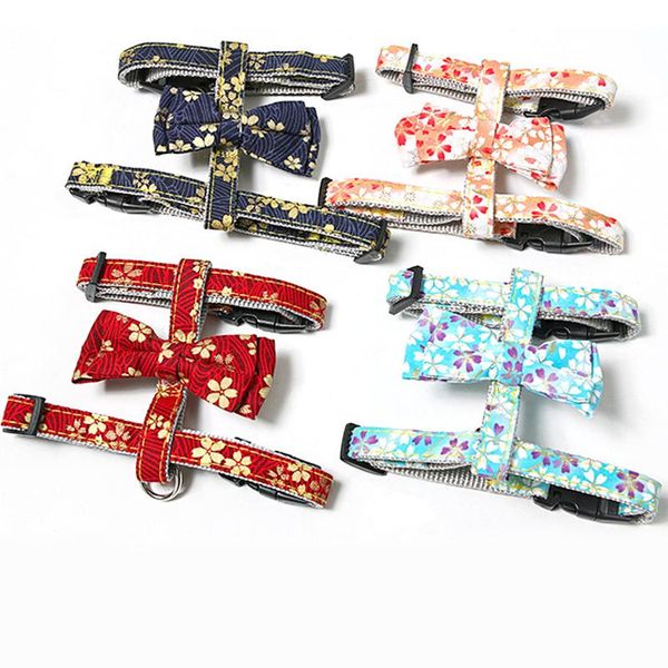 cat collars & leads janpanese style floral printed leash fashion collar harness pet belt adjustable nylon lead accessories rag
cat collars & leads janpanese style floral printed leash fashion collar harness pet belt adjustable nylon lead accessories rag