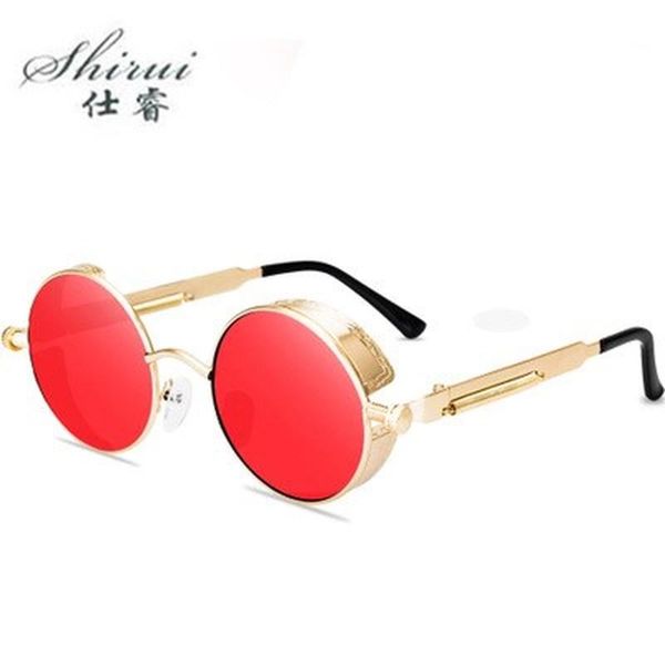 sunglasses vintage steampunk red men round punk alloy metal retro sun glasses women 2021 goggles gothic style shades, White;black
sunglasses vintage steampunk red men round punk alloy metal retro sun glasses women 2021 goggles gothic style shades, White;black