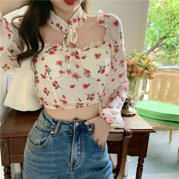 2021 new doce meninas fora do ombro lanter manga recortada blusas femininas blusa de impresso floral para o sexo dddr, White
2021 new doce meninas fora do ombro lanter manga recortada blusas femininas blusa de impresso floral para o sexo dddr, White