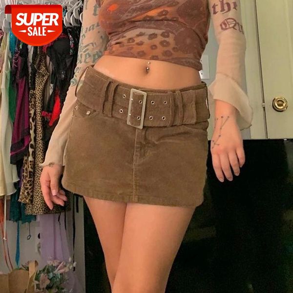 indie aesthetics solid low rise corduroy skirts y2k vintage with belt a-line brown skirts fall 90s fashion short bottoms #bo5m, Black
indie aesthetics solid low rise corduroy skirts y2k vintage with belt a-line brown skirts fall 90s fashion short bottoms #bo5m, Black