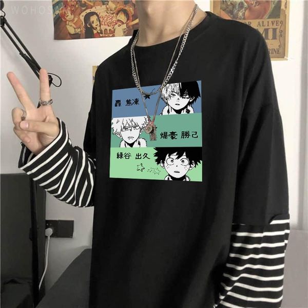 men's t-shirts my hero academia harajuku anime clothes bakugou katsuki t shirts haut femme kawaii cartoon fashion summer plus size long, White;black
men's t-shirts my hero academia harajuku anime clothes bakugou katsuki t shirts haut femme kawaii cartoon fashion summer plus size long, White;black