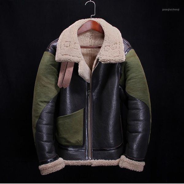 black military style genuine shearling jacket plus size 6xl real natural thick sheepskin russian winter -30 warm coat men's leather & f
black military style genuine shearling jacket plus size 6xl real natural thick sheepskin russian winter -30 warm coat men's leather & f