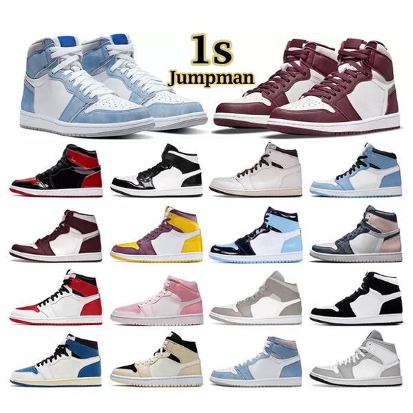 jumpman 1s mens basketball shoes 1 unc twist dark mocha university blue wolf grey hyper patent royal design bordeaux seafoam sports sneakers
jumpman 1s mens basketball shoes 1 unc twist dark mocha university blue wolf grey hyper patent royal design bordeaux seafoam sports sneakers