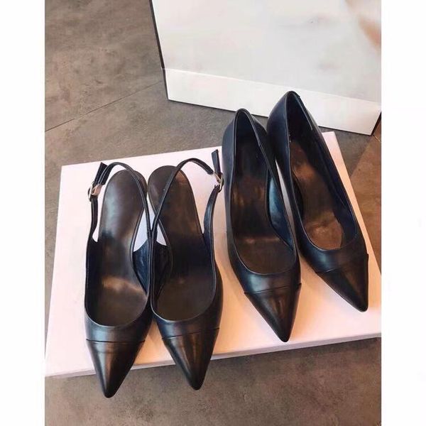 dress shoes genuine leather pumps women sandals classic design high heels for ladies pointedtoe designer woman shoe, Black
dress shoes genuine leather pumps women sandals classic design high heels for ladies pointedtoe designer woman shoe, Black