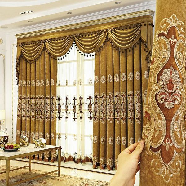 curtain & drapes high-quality custom jacquard blackout curtains for living room windows european style classic high shade bedroom
curtain & drapes high-quality custom jacquard blackout curtains for living room windows european style classic high shade bedroom