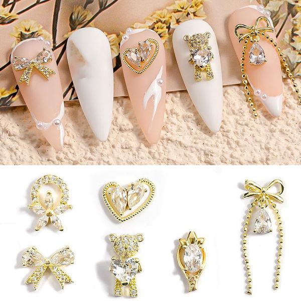 nail art decorations alloy bowknot pendant zircon three-dimensional bear super flash rhinestone metal diy decoration accessorie, Silver;gold
nail art decorations alloy bowknot pendant zircon three-dimensional bear super flash rhinestone metal diy decoration accessorie, Silver;gold