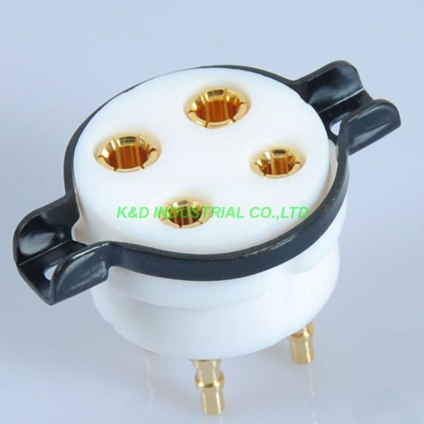smart power plugs 2pc teflons 4pin tube socket gold plated brass pin vacuum for 300b 811a 572b
smart power plugs 2pc teflons 4pin tube socket gold plated brass pin vacuum for 300b 811a 572b