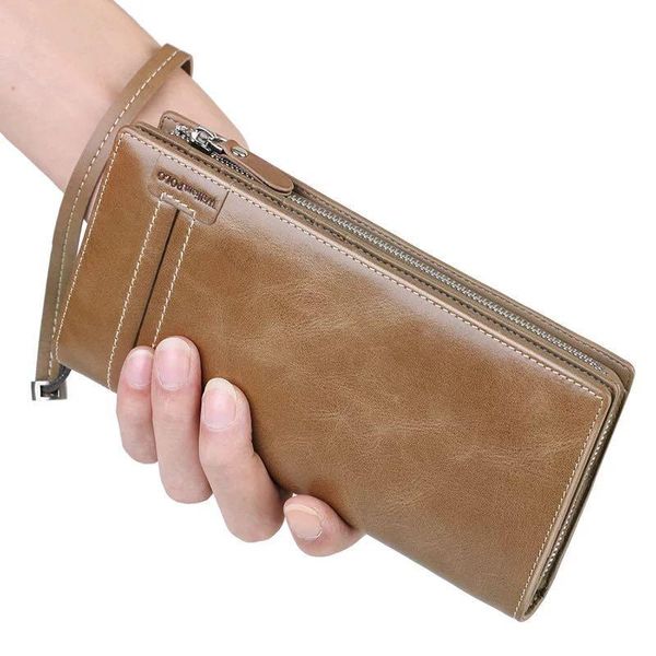 wallets williampolo full-grain leather long wallet for men fashion vintage holder coin purses business clutch cowhide 17318, Red;black
wallets williampolo full-grain leather long wallet for men fashion vintage holder coin purses business clutch cowhide 17318, Red;black