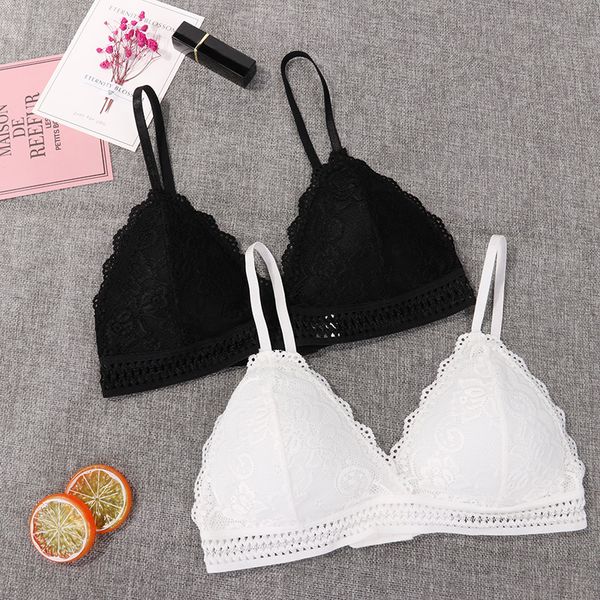 1/2pcs french style bralette seamless deep v lace bra wireless thin underwear lingerie soft push up bras for women hot, Black
1/2pcs french style bralette seamless deep v lace bra wireless thin underwear lingerie soft push up bras for women hot, Black