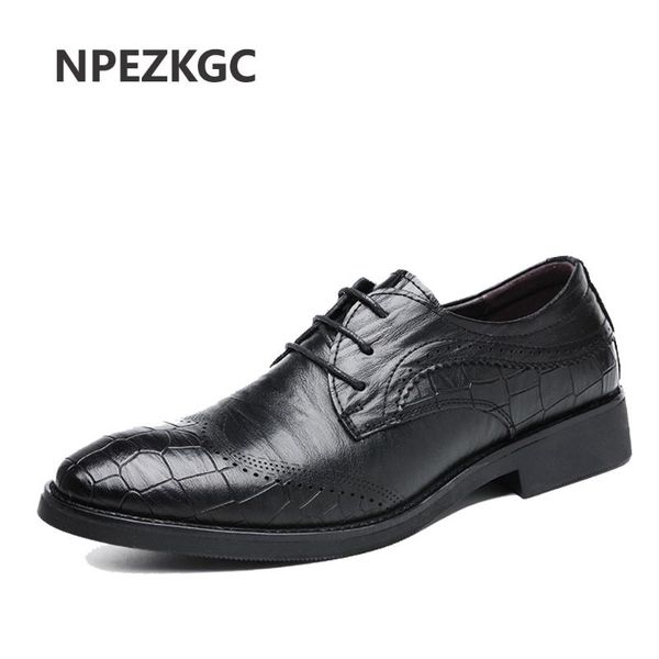 dress shoes npezkgc fashion men genuine leather men's business casual classic gentleman man, Black
dress shoes npezkgc fashion men genuine leather men's business casual classic gentleman man, Black