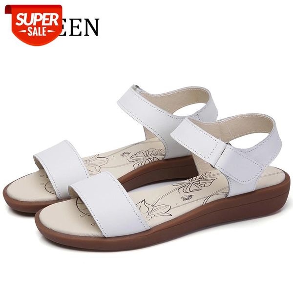 yween women's sandals ladies summer fashion leather sandals wedges comfort big size shoes flat heel round toe women shoes #m804, Black
yween women's sandals ladies summer fashion leather sandals wedges comfort big size shoes flat heel round toe women shoes #m804, Black