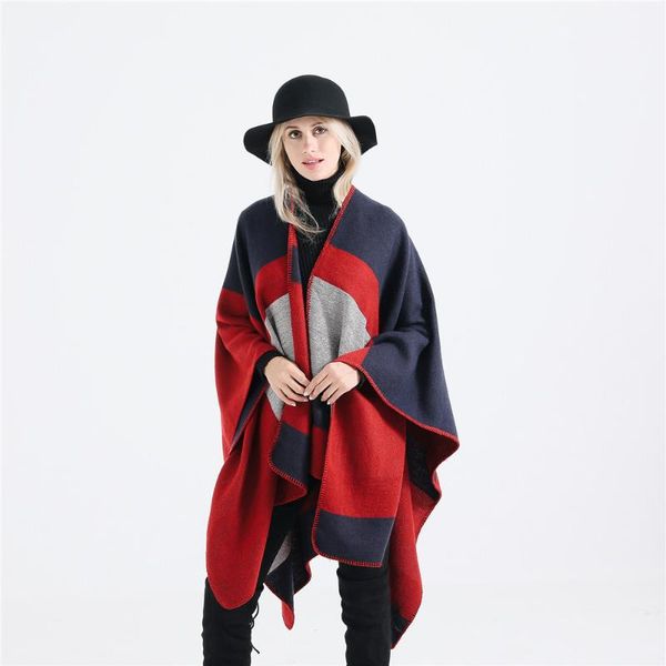 ethnic clothing fashion european and american style autumn winter thick color matching windproof warm cashmere-like large scarf shawl, Red
ethnic clothing fashion european and american style autumn winter thick color matching windproof warm cashmere-like large scarf shawl, Red