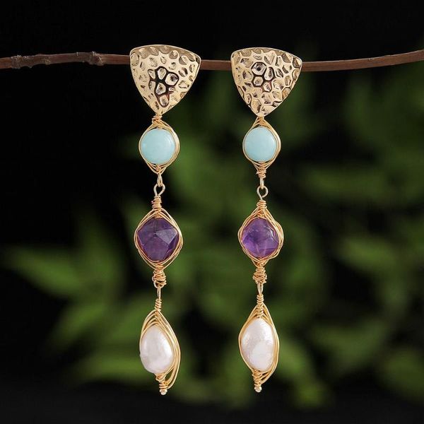 other seven girl handmade original natural baroque fresh water pearl design long drop earrings for women lady party gift fine jewelry, Golden;silver
other seven girl handmade original natural baroque fresh water pearl design long drop earrings for women lady party gift fine jewelry, Golden;silver