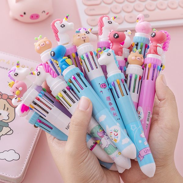 painting pens cartoon ten ball point multi function creative color prs oil girl's heart hand accounting pen student stationery, Black;red
painting pens cartoon ten ball point multi function creative color prs oil girl's heart hand accounting pen student stationery, Black;red