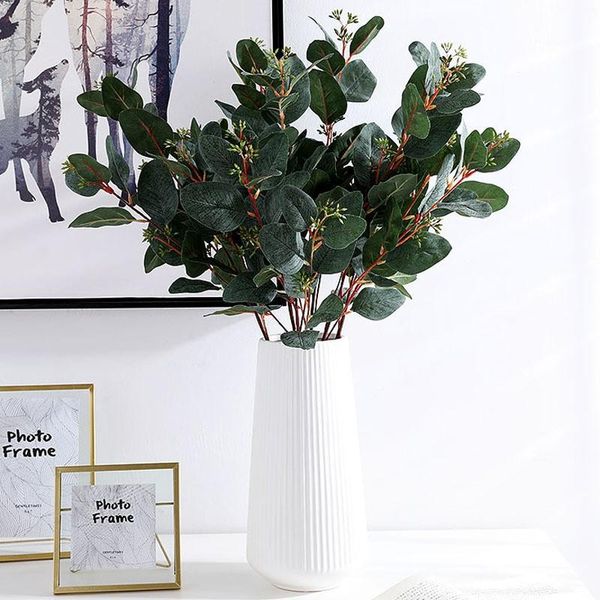 decorative flowers & wreaths 1pc artificial oval euca lyptus leaves branches green plants for wedding holiday decoration party floral bouque
decorative flowers & wreaths 1pc artificial oval euca lyptus leaves branches green plants for wedding holiday decoration party floral bouque