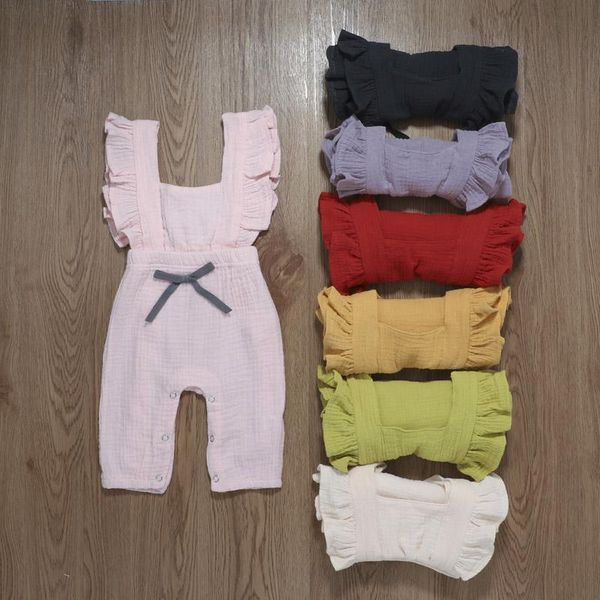 kids casual jumpsuits solid colors square collar jumpsuit lacing ruffler onesies infant toddler baby clothes vetements bebe, Blue
kids casual jumpsuits solid colors square collar jumpsuit lacing ruffler onesies infant toddler baby clothes vetements bebe, Blue