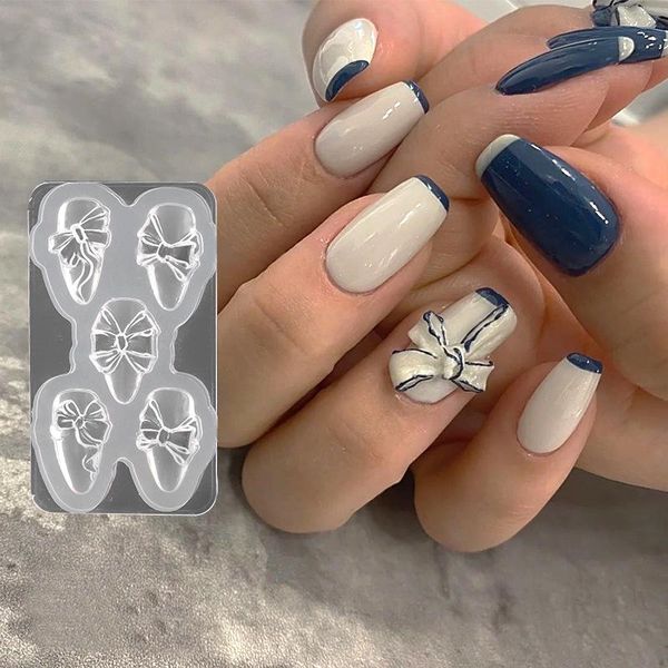 nail art templates 3d butterfly bow silicone mold carving stamper stencils crystal plate template gel polish manicure mould diy tools, White
nail art templates 3d butterfly bow silicone mold carving stamper stencils crystal plate template gel polish manicure mould diy tools, White