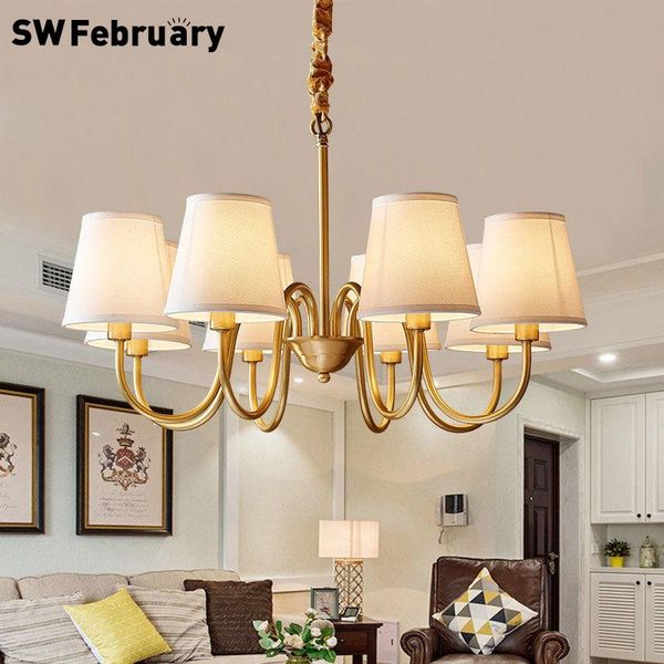 copper american chandelier living room fabric pastoral country modern minimalist nordic creative bedroom study dining room lamps
copper american chandelier living room fabric pastoral country modern minimalist nordic creative bedroom study dining room lamps