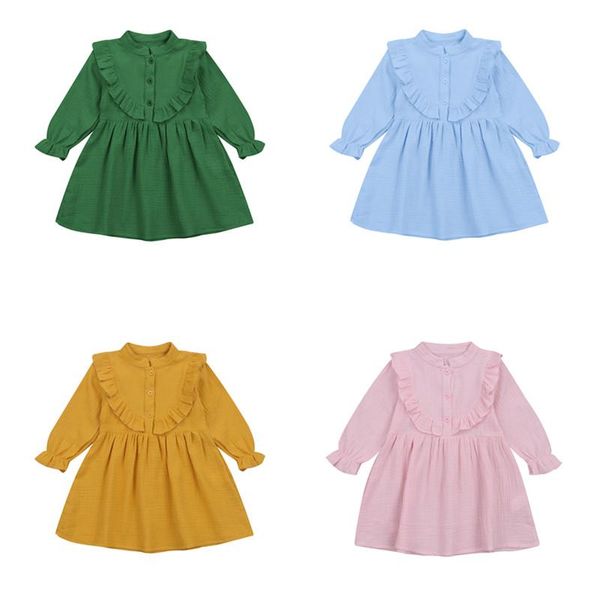 girl's dresses baby & children's toddler girls ruffle dress stand collar long sleeve loose smock mini, Red;yellow
girl's dresses baby & children's toddler girls ruffle dress stand collar long sleeve loose smock mini, Red;yellow
