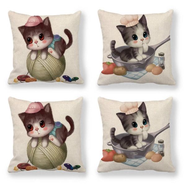 pillow case for home bedroom office tea cup cat flax cover cool and comfortable cute cartoon
pillow case for home bedroom office tea cup cat flax cover cool and comfortable cute cartoon