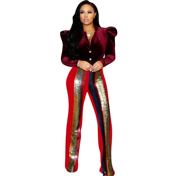 women's pants & capris 2021 summer women sequined plus size long pant s-3xl, Black;white
women's pants & capris 2021 summer women sequined plus size long pant s-3xl, Black;white