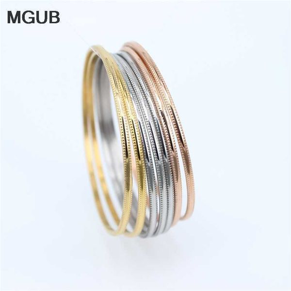 7 pieces/set 68cm diameter stainless steel jewelry bracelets & bangles simple women 's bangles jewelry lh216 q0717, Black
7 pieces/set 68cm diameter stainless steel jewelry bracelets & bangles simple women 's bangles jewelry lh216 q0717, Black