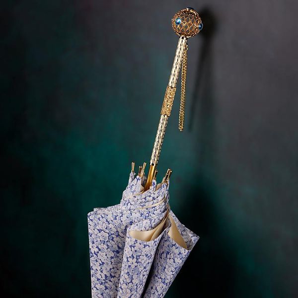 umbrellas long handle floral umbrella retro luxyry sun protection creative blue for women regenschirm living utensils
umbrellas long handle floral umbrella retro luxyry sun protection creative blue for women regenschirm living utensils