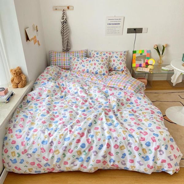 bedding sets 100% cotton sweet kids girls single twin size duvet cover set lovely kawaii cartoon bed sheet with pillowcase
bedding sets 100% cotton sweet kids girls single twin size duvet cover set lovely kawaii cartoon bed sheet with pillowcase