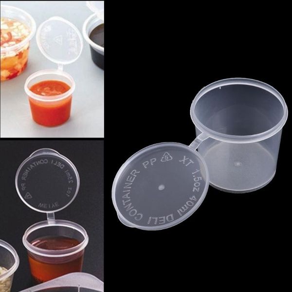 storage bottles & jars 10pcs/lot plastic disposable sauce cup clear salad dressing food stage containers + lids
storage bottles & jars 10pcs/lot plastic disposable sauce cup clear salad dressing food stage containers + lids