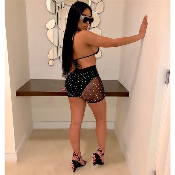 2019 summer women push up diamond crop and shorts 2 pieces set matching sets party club outfits streetwear dropshipping, White
2019 summer women push up diamond crop and shorts 2 pieces set matching sets party club outfits streetwear dropshipping, White