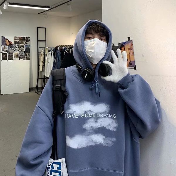 mens sweater 2021 new letter cloud print hoodie boys fashion brand ins couple clothes coat, Black
mens sweater 2021 new letter cloud print hoodie boys fashion brand ins couple clothes coat, Black