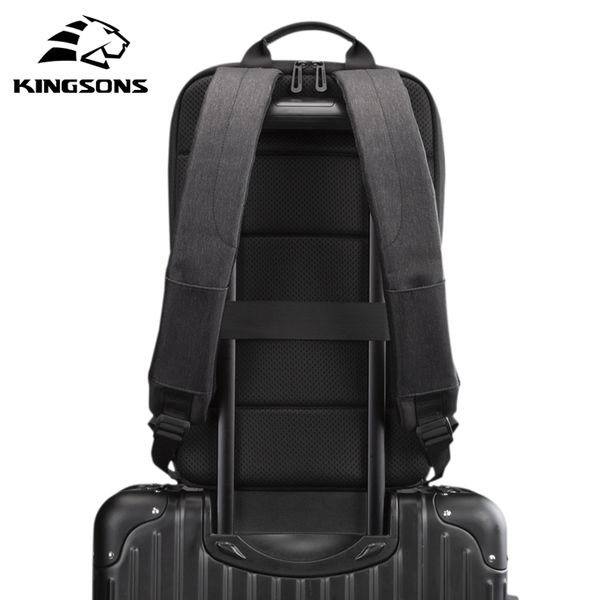 kingsons new thin 15'' lapbackpacks men women business backpack office work bag gray ultralight schoolbag with usb k726
kingsons new thin 15'' lapbackpacks men women business backpack office work bag gray ultralight schoolbag with usb k726