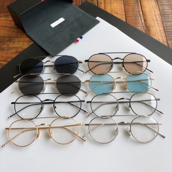 fashion sunglasses frames thom brand round glasses tb102 men myopia optical eyeglasses women spectacles eyewear, Black
fashion sunglasses frames thom brand round glasses tb102 men myopia optical eyeglasses women spectacles eyewear, Black