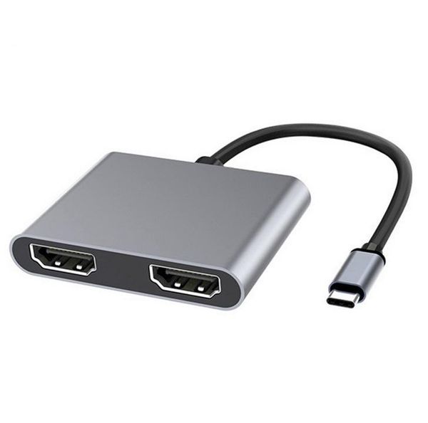 hubs 2 in 1 type-c to dual -compatible converter usb3.1 hd 4k port simultaneous display plug and play
hubs 2 in 1 type-c to dual -compatible converter usb3.1 hd 4k port simultaneous display plug and play
