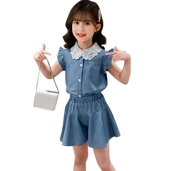 kids clothes denim vest + short children's for girls est big summer costume 6 8 10 12 1 210527, White
kids clothes denim vest + short children's for girls est big summer costume 6 8 10 12 1 210527, White