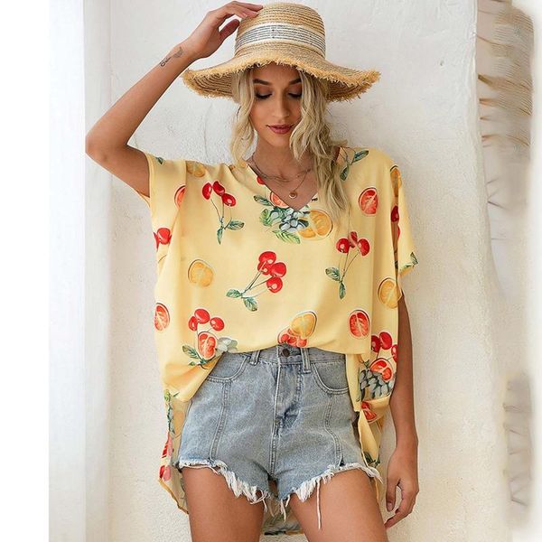 women's blouses & shirts blouse women 2021 fashion flower sleeve casual summer blusas female v-neck oversized chemise, White
women's blouses & shirts blouse women 2021 fashion flower sleeve casual summer blusas female v-neck oversized chemise, White