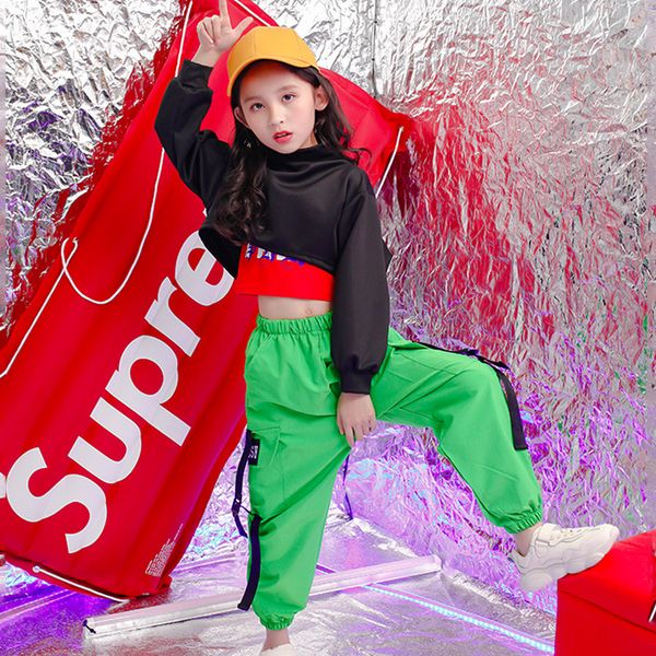 2021 new girl hip hop korean dance jazz black navel short fund trousers green fluorescence tide brand loose clothing, Black;red
2021 new girl hip hop korean dance jazz black navel short fund trousers green fluorescence tide brand loose clothing, Black;red
