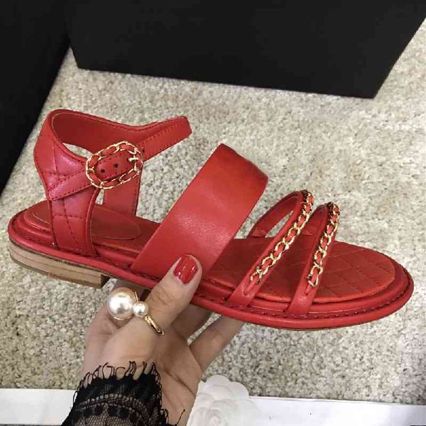 woman summer new flat 's fine straps chain with sandals buckle open toe shoes women red zapatos de mujer, Black
woman summer new flat 's fine straps chain with sandals buckle open toe shoes women red zapatos de mujer, Black
