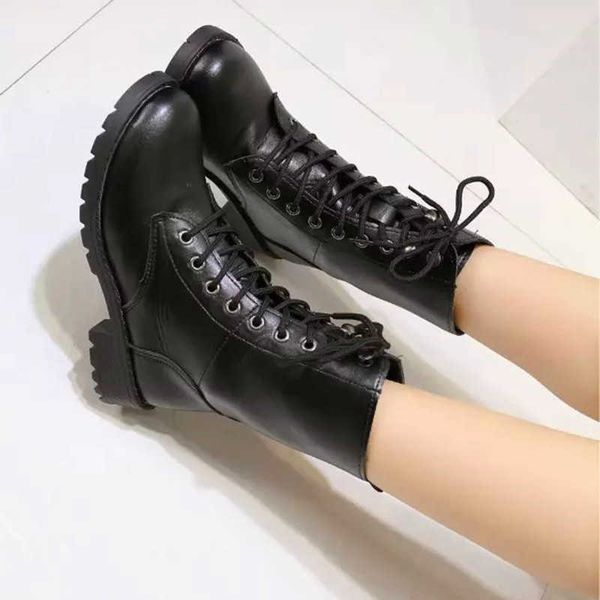 2021 new fashon boots women autumn winter fashion lace-up mujer ankle boots sports platform square heel ladies shoes y1018, Black
2021 new fashon boots women autumn winter fashion lace-up mujer ankle boots sports platform square heel ladies shoes y1018, Black