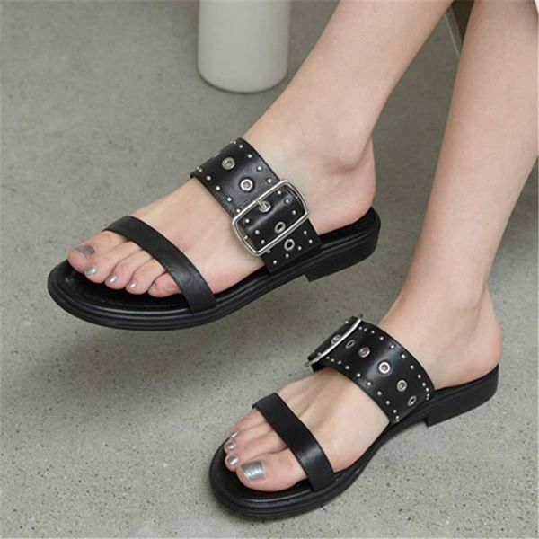 2021 spring brand summer women slippers leather solid color buckle ladies shoes casual comfortable mules ladies shoes footwear, Black
2021 spring brand summer women slippers leather solid color buckle ladies shoes casual comfortable mules ladies shoes footwear, Black
