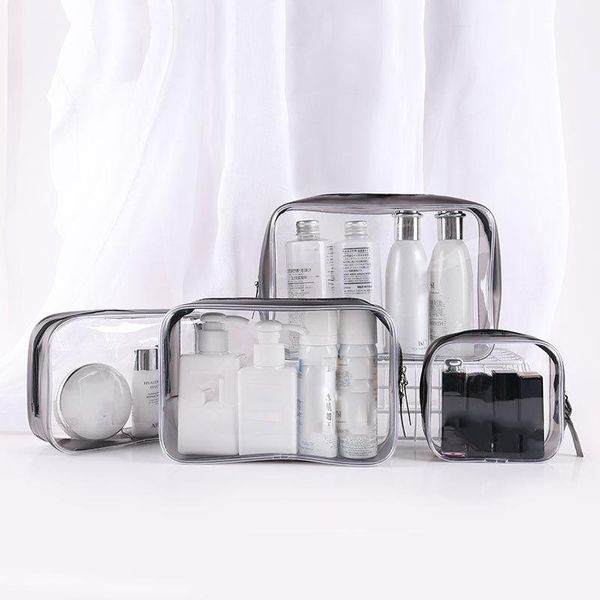 storage bags 1 x 4 sizes pvc transparent zipper pockets bathroom toiletry travel make up organizer waterproof cosmetic bag wash sacks
storage bags 1 x 4 sizes pvc transparent zipper pockets bathroom toiletry travel make up organizer waterproof cosmetic bag wash sacks