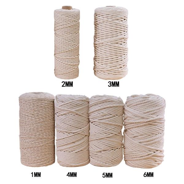 3mm 4mm 5mm 6mm macrame rope twisted string cotton cord for handmade natural beige rope diy home wedding accessories gift, Black;white
3mm 4mm 5mm 6mm macrame rope twisted string cotton cord for handmade natural beige rope diy home wedding accessories gift, Black;white
